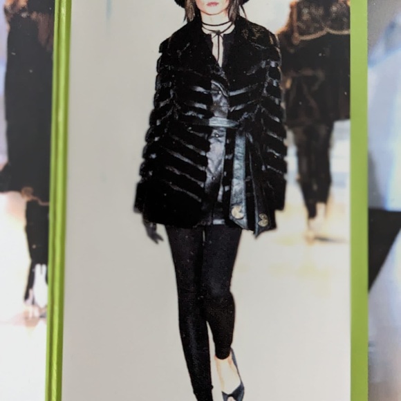 Simonetta Ravizza Mink Fur and Leather Women's Coat - Picture 2 of 7